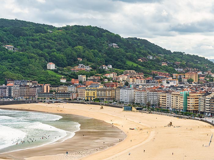 Playa de Zurriola San Sebastián