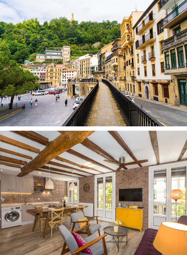 Appartements dans la vieille ville de Saint-Sébastien